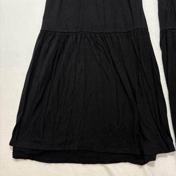 Fashion Nova Women's Medium Wide/Flared Leg Pants Black Stretch Funky Trousers - Picture 14 of 15